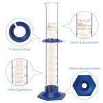 Stonylab 100 ml Borosilicate Glass Graduated Cylinder