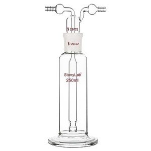 Stonylab Borosilicate Gas Washing Bottle, 250ml