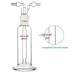 Stonylab Borosilicate Gas Washing Bottle, 250ml