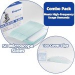 Zkupanx High-Clarity Microscope Slides and Coverslips Set