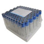 VNisenllc 2ml Light Blue Blood Collection Tubes, 100pcs