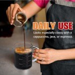 6 Pack 12 oz Borosilicate Glass Beaker Mugs