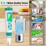 6-in-1 pH and Water Quality Testing Meter