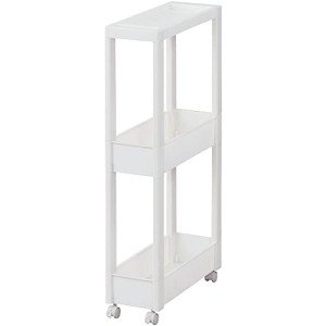 Tenma Fabie 3-Tier Slim Skipita Wagon - White