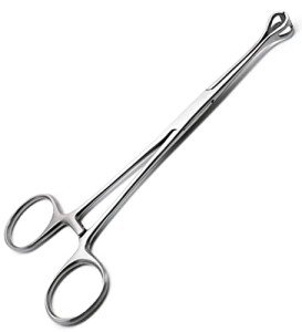 6.4" Stainless Steel Babcock Tissue Forceps