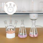 XCD Borosilicate 3-Neck Round Bottom Flask, 500 ml