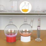 Borosilicate Glass 2-Neck Round Bottom Flask, 1000 ml
