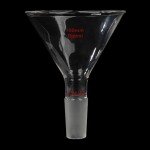 100 mm Glass Short Stem Powder Funnel