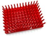 EISCO Red Plastic Test Tube Drying Rack - 2 Pack