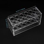 Acrylic Test Tube Holder Rack for 25ML Tubes
