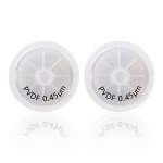 25mm PVDF Syringe Filters, 0.45μm Pore Size, 100 Pack