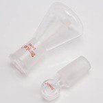 Stonylab 50ml Glass Erlenmeyer Flask with Stopper