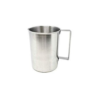 Stainless Steel Griffin-Style Lab Beakers with Handle