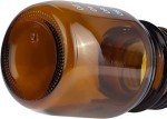 Amber Glass Storage Bottles with Screw Caps - 20 Pack