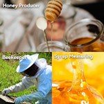 3-in-1 Honey Refractometer for Brix and Moisture