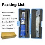3-in-1 Honey Refractometer for Brix and Moisture