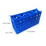 Colorful 4-Way Test Tube Rack - Set of 5