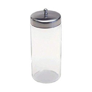 Grafco Glass Sundry Jar with Lid, 6.625”