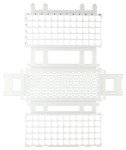 Caplugs Test Tube Rack for 17mm Tubes, 60 Places