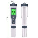 3-in-1 Digital pH Meter with Temperature Test