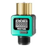 RESTMO Water Flow Meter for Garden and RV Use