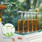 6pcs 30ml Glass Test Tubes with Corks & Rack