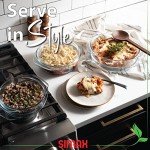 Simax Glass Casserole Dish Set - 3 Pieces