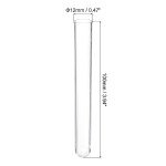PATIKIL 7ml Plastic Test Tubes with Cork Stoppers