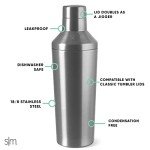 Stainless Steel Cocktail Shaker Set with Jigger