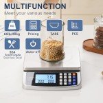 Digital Kitchen Scale 66lb/30kg with LCD Display