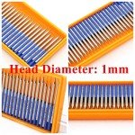1mm Round Diamond Grinding Bits for Dremel - 30pcs