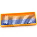 1mm Round Diamond Grinding Bits for Dremel - 30pcs