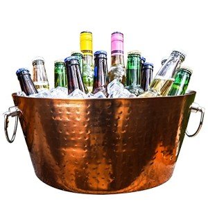 Rose Copper Insulated Double Walled Ice Bucket