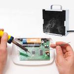 Solder Smoke Absorber with Carbon Filter Fan