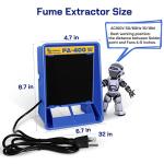 Portable Anti-ESD Fume Extractor with Carbon Filter
