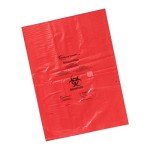 Heathrow Scientific Biohazard Disposable Bag, Red 19"x23