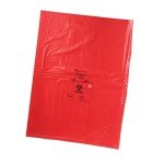 Heathrow Scientific Biohazard Disposable Bag, Red 19"x23