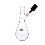200mL Pear-Shaped Schlenk Flask with Vacuum Valve