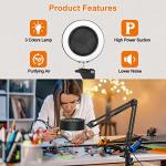 Solder Fume Extractor with Adjustable Arm & LED