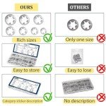530PCS Internal Tooth Star Lock Washers Assortment Kit