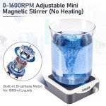 ScitoLAB Magnetic Stirrer - 0-1600 RPM Lab Mixer