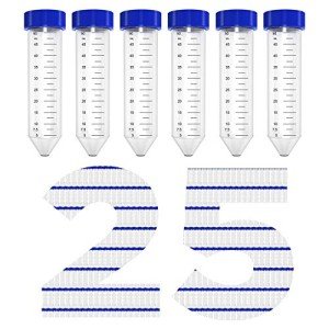 50mL Conical Centrifuge Tubes - 25 Pack