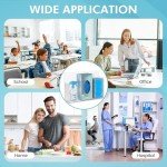 Acrylic Hygiene Dispenser with Three Compartments