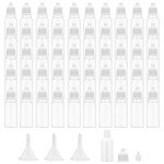 50Pcs 15ML Squeeze Dropper Bottles with Caps