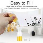 50Pcs 15ML Squeeze Dropper Bottles with Caps