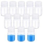 12 Pack 1oz BPA-Free Plastic Bottles with Lids