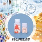 12 Pack 1oz BPA-Free Plastic Bottles with Lids