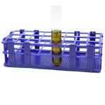3-Pack Detachable Plastic Test Tube Rack, Blue