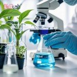 Erlenmeyer Flask Set with Blue Caps - 1000ml