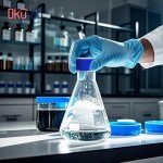 Erlenmeyer Flask Set with Blue Caps - 1000ml